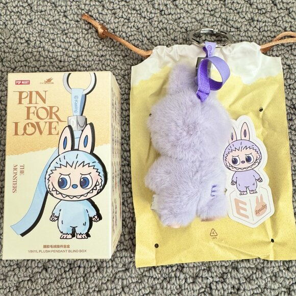 💗 Authentic POP MART THE MONSTERS Pin For Love Purple Mini Labubu E – US Ship - Picture 2 of 2